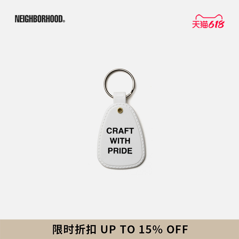 Neighborhood Trendy Label Keychain Pendant 2026 Spring Nbhd Neighborhood Trendy Label Keychain Pendant 2026 Spring Nbhd