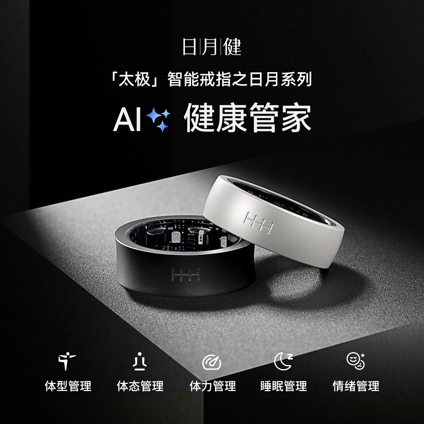 Riyuejian smart ring provides all-day health monitoring