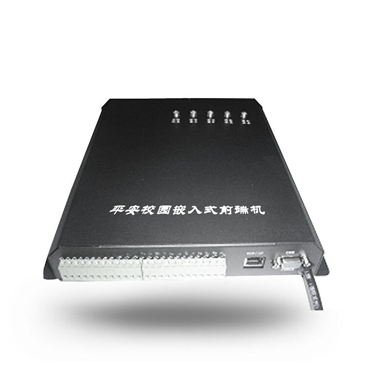 The front-end computer in the campus remote attendance system is used for home-school communication, campus access control, and access management.