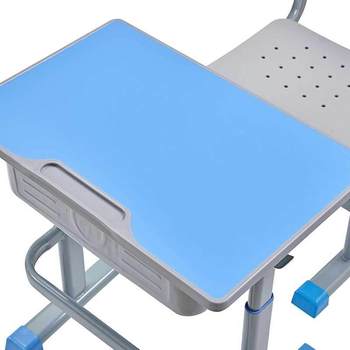 Curriculum engineering fashionable student tables and chairs writing desk school lowering children's study chair eye protection lifting age lifting school type