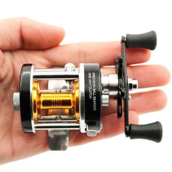 Mingyang Cl25 Drum Reel for Micro-Fishing, Deep-Line Spool, Metal Frame, Long-Distance Casting Lure Reel, Mingyang Cl25 Micro-Fishing Drum Reel