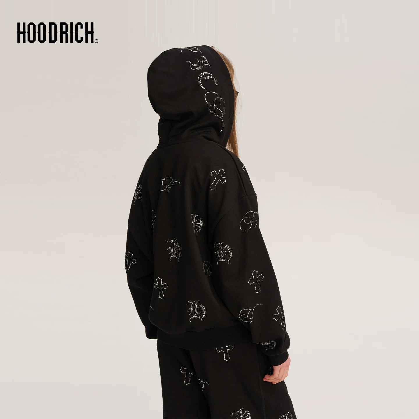 Спортивная кардиганная кофта с капюшоном HOODRICH, куртка оверсайз