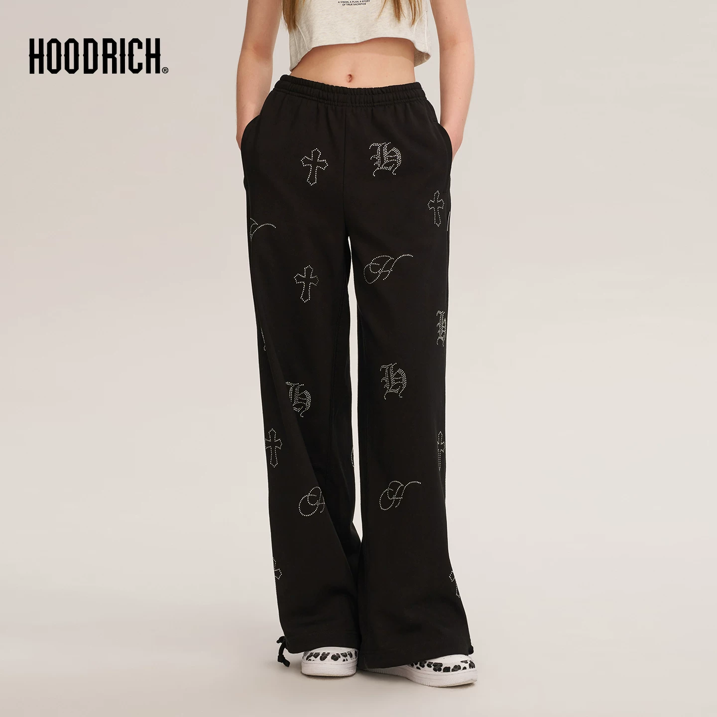 Брюки HOODRICH для отдыха, свободного прямого покроя, оверсайз