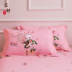 mét 1.8m bông denim giường bông vải quilt cô gái trẻ em chà nhám ins trái tim cô gái công chúa Bộ đồ giường gió - Bộ đồ giường trẻ em 	ga giường cũi cho bé	 Bộ đồ giường trẻ em