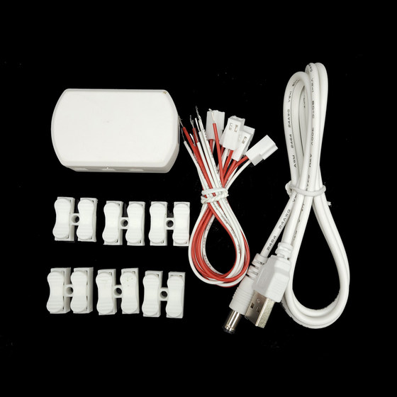 Square Inch Scene 5V USB Power Supply Set 6/12 Port Portable Movable Power Supply Sand Table Street Light Lighting Tool