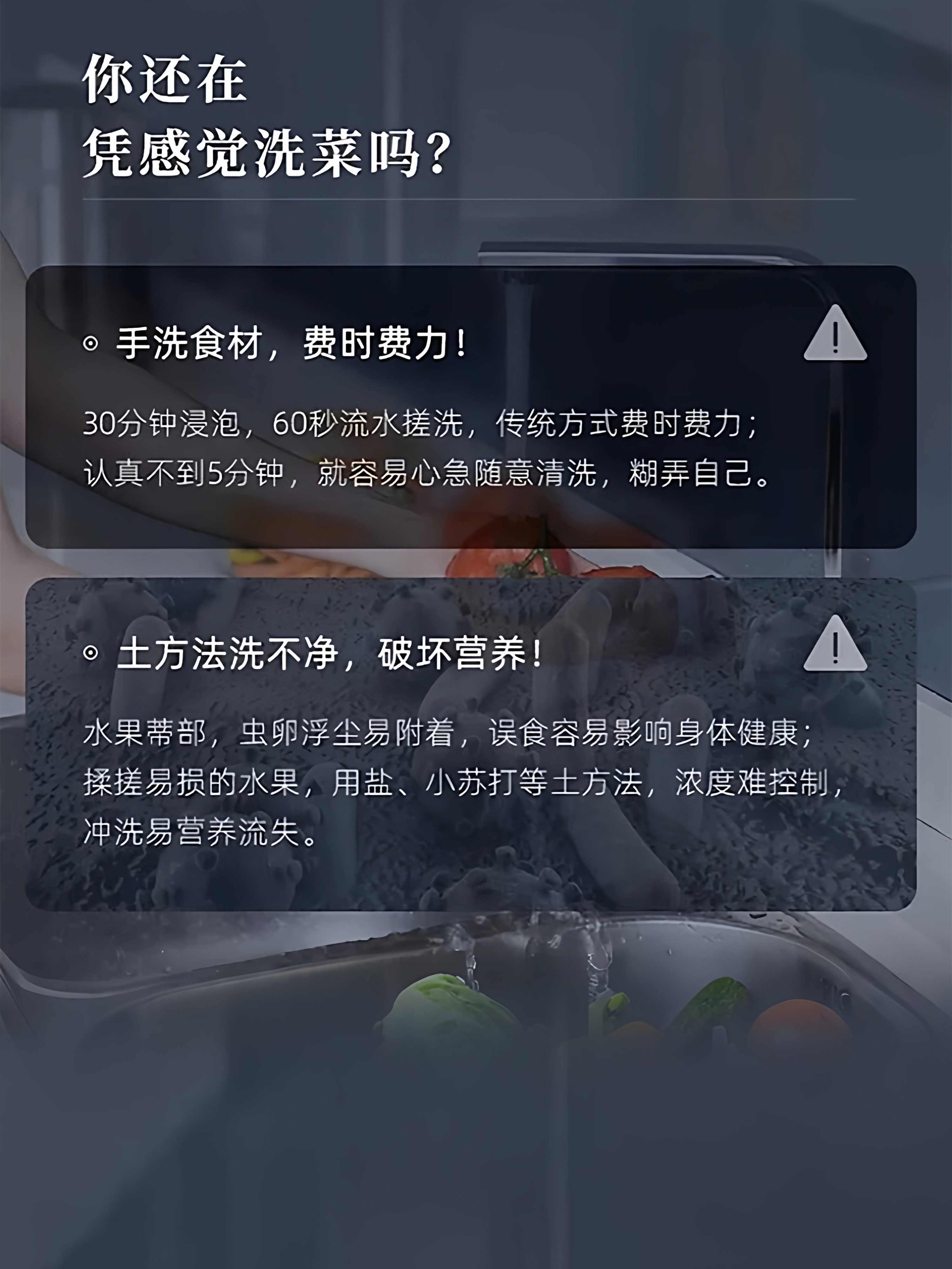 Rongpoda Ultrasonic Fruit and Vegetable Cleaner Removes Pesticide Residues, Disinfects and Purifies Food, Vegetable Washing Machine, Magic Device, Sulanerbao