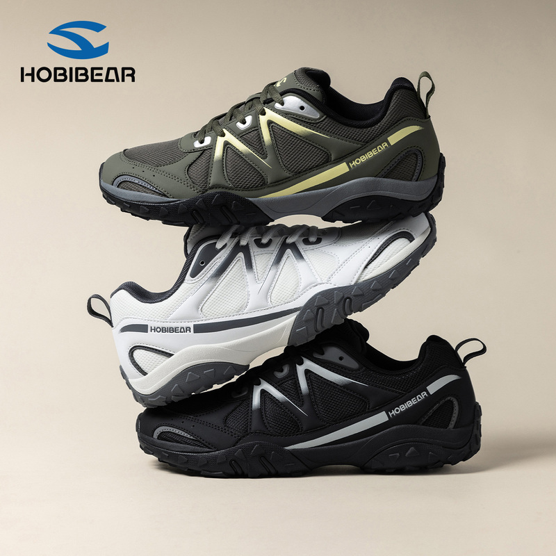 Hobibear Wide-Footed Barefoot Shoes, Retro Style for Men and Women, Casual 4E Wide Toe, Wide and Fat Feet, Extra Large Size, Hiking, Thin-Soled Sports Shoes
