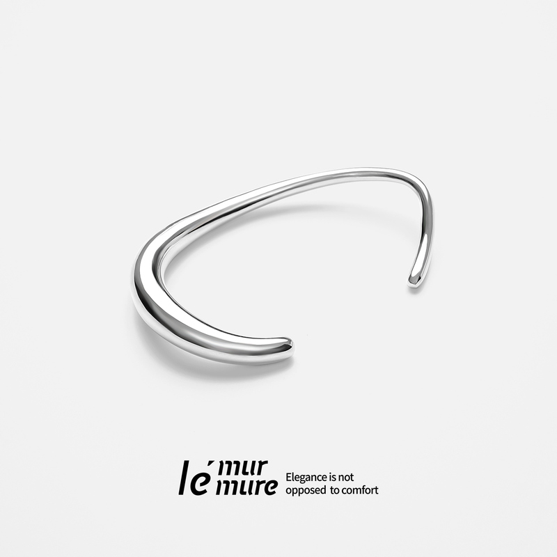 Le' Murmure Italian Minimalist Exclusive Designer Handmade Irregular Light Luxury Heavy Craftsmanship Adjustable Bracelet