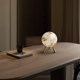 All-Copper Marble Lamp Bedroom Bedside Lamp Bar Counter Study Led Desk Lamp Modern Minimalist Style Decorative Table Lamp
