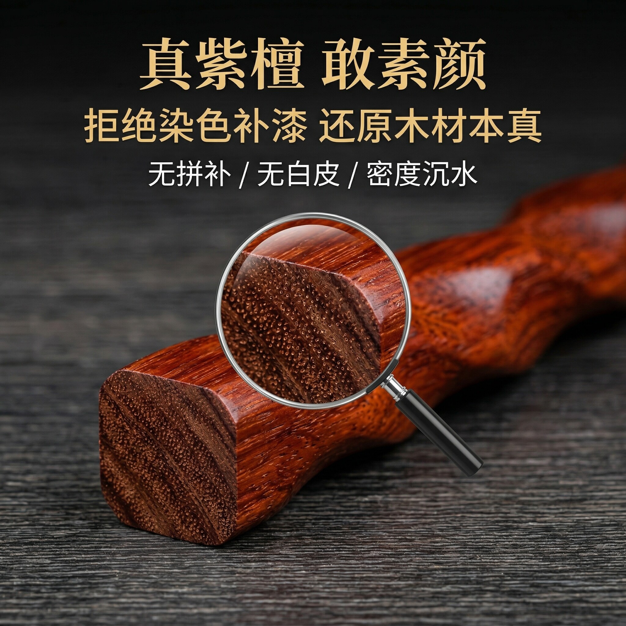 哪种紫檀木手把棍适合健身和把玩？-太极棍-淘宝百科网