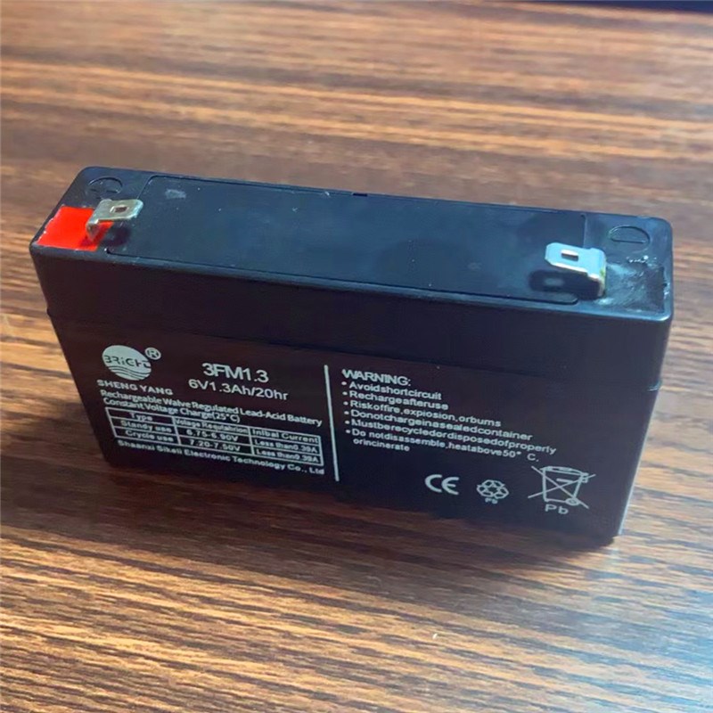 KS1.3-6 Kaiying 6V1.3AH battery electronic scale electronic scale attendance fingerprint machine fire host power supply
