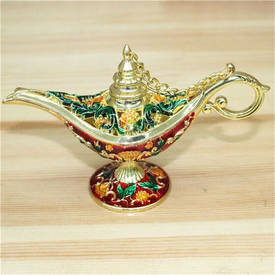 Pakistani Arabic specialty handicrafts Aladdin's magic lamp small hollow ornament T gift ya618