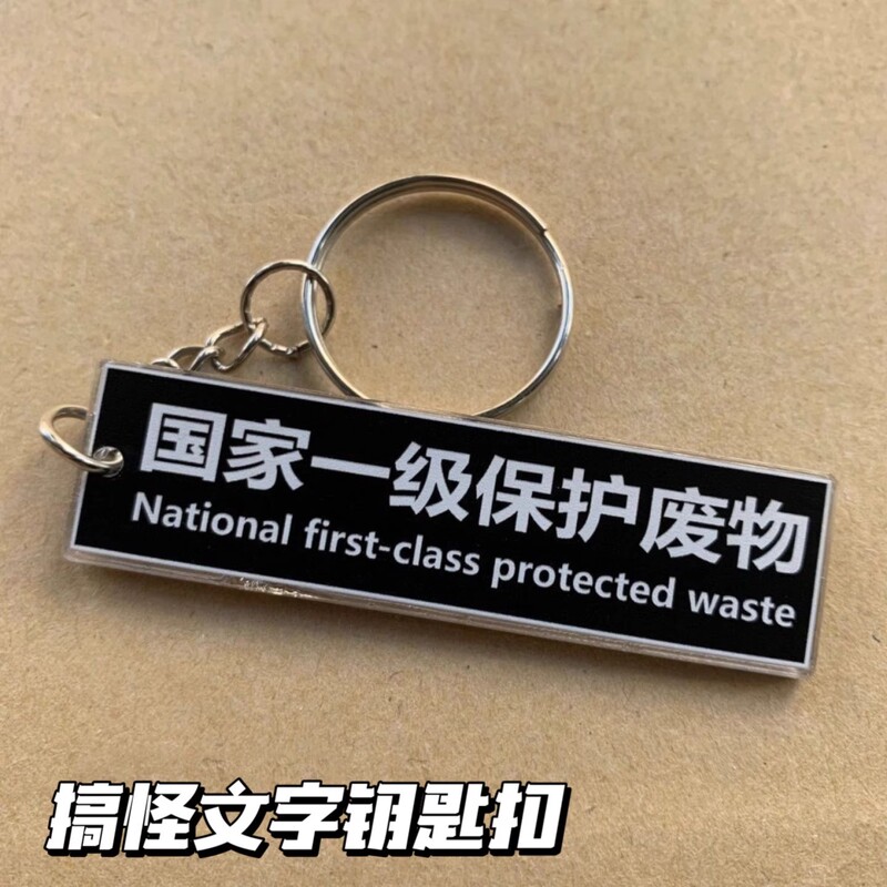 National Trend, National First-Class Protected Animal, Fun and Funny Creative Keychain, High-Value Backpack Pendant Accessory Gift National Trend, National First-Class Protected Animal, Fun and Funny Creative Keychain, High-Value Backpack Pendant Accessory Gift