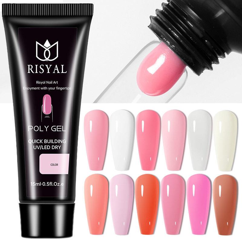 Crystal Extension Gel Nail Polish Poly Gel Nail Quick Extension 15ml Phototherapy Paper-Free Jelly Gel Crystal Extension Gel Nail Polish Poly Gel Nail Quick Extension 15ml Phototherapy Paper-Free Jelly Gel