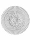 French-Style Light Luxury Chandelier Pu Lampshade Ceiling Decoration Imitation Plaster Lamp Base Vintage Chandelier Base Carved Round Plate