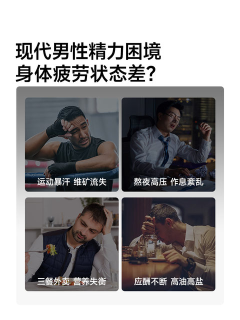 Foyes Men's Multivitamin and Mineral Tablets Vcvb Nutritional Tablets Men's Fitness Specialized Official Genuine Product