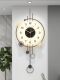 German Light Luxury Modern Minimalist Style Living Room Wall Clock 2026 New Model Clock Creative Punch-Free Wall-Mounted Clock for Dining Room