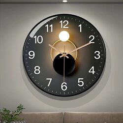 German Light Luxury Wall Clock for Living Room, Home Use, Stylish Bedroom, Silent Wall-Mounted Clock, Simple Modern New Quartz Clock