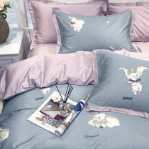60 long-staple cotton Dabby cartoon four-piece cotton cotton quilt cover sheets man three-piece bedding