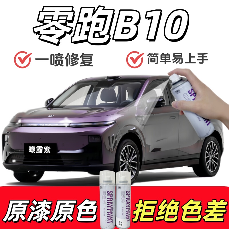 Leapmotor B10 Car Purple Special Original Spray Paint, Xilu Purple, No Color Difference, Scratch Repair, Touch-Up Paint for Scratches and Bumps