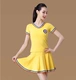 Yang Liping Chunying Square Dance Trang phục nữ mùa xuân hè ngắn tay áo đỏ quần trắng Cotton nhảy tập thể dục - Khiêu vũ / Thể dục nhịp điệu / Thể dục dụng cụ