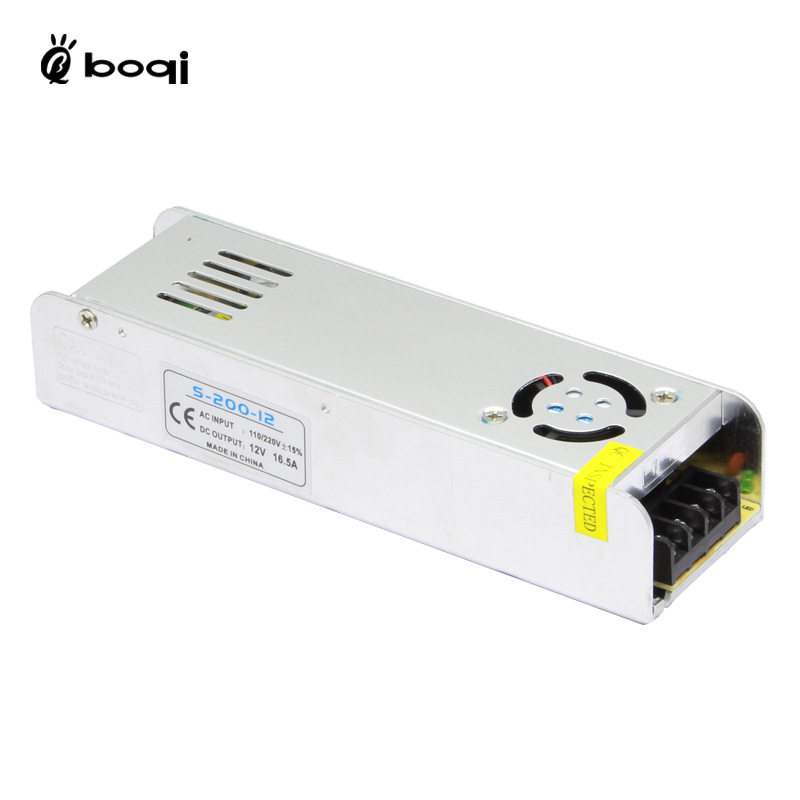 Manufacturer 12V16.5A200W constant voltage iron box long switching power supply LED light strip monitoring security power supply