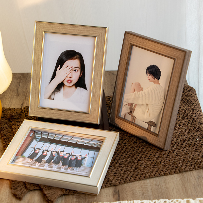 Modern Photo Frame Stand Shipped from Urumqi, High-End Decorative Piece, Photo Printing and Printing Services Available for Sizes 5X6, 7X8, 10inch A4