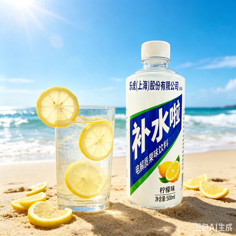 Electrolyte Fruit-Flavored Drink, Sports and Fitness Hydration Drink, Electrolyte Supplement for Sweating, Lemon-Flavored Summer Thirst Quencher