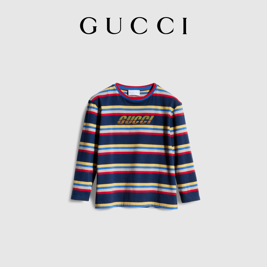 [สไตล์ใหม่] เสื้อยืดผ้าฝ้ายพิมพ์ลายของ Gucci สำหรับเด็ก