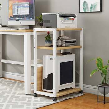 Main chassis bracket computer desktop host floor-standing chassis placement rack office storage rack removable tabletop