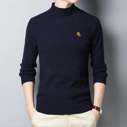 2025 autumn and winter new round neck couple's long-sleeved sweater bottoming shirt 10