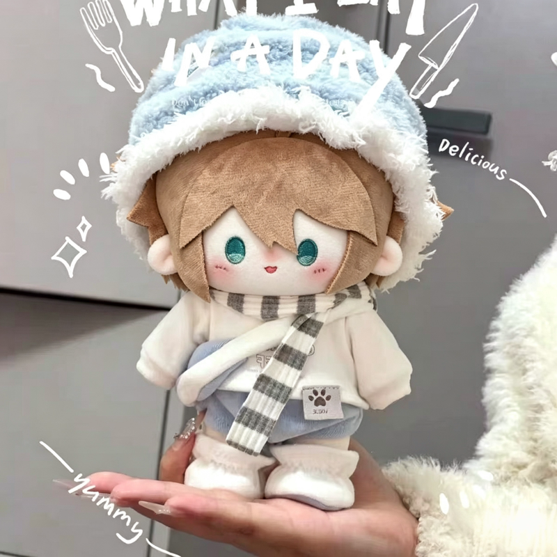 20cm Cotton Doll Anmicius Character from Aotu World, Cute Plush Toy with Clothing Set