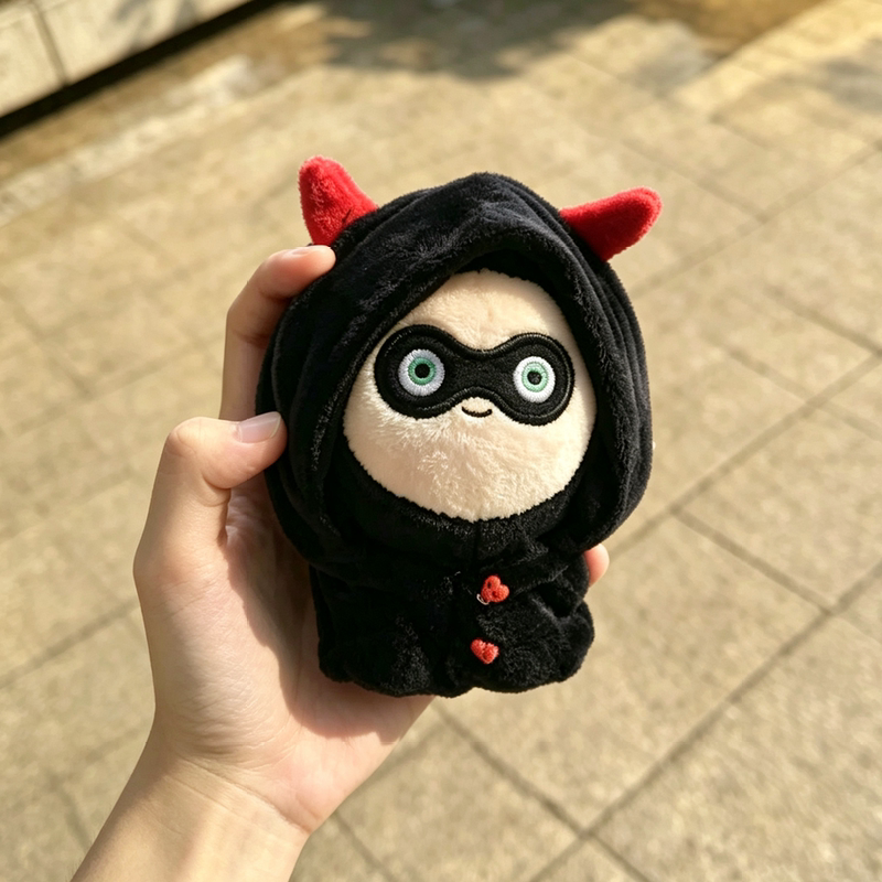 【Demon Ghost Little Ghost】Li Guodong Doll Clothes, Black Doll Clothes, 12cm Replacement Outfit