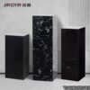 Italian minimalist marble base square stone pier entrance sculpture booth living room decorative flower Z frame sofa side table