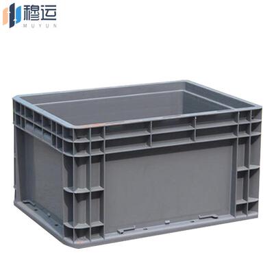 Muyun EU оборотная коробка пластиковая прямоугольная фурнитура ящик для инструментов полка для хранения серый полипропиленовый ящик с крышкой 600 *