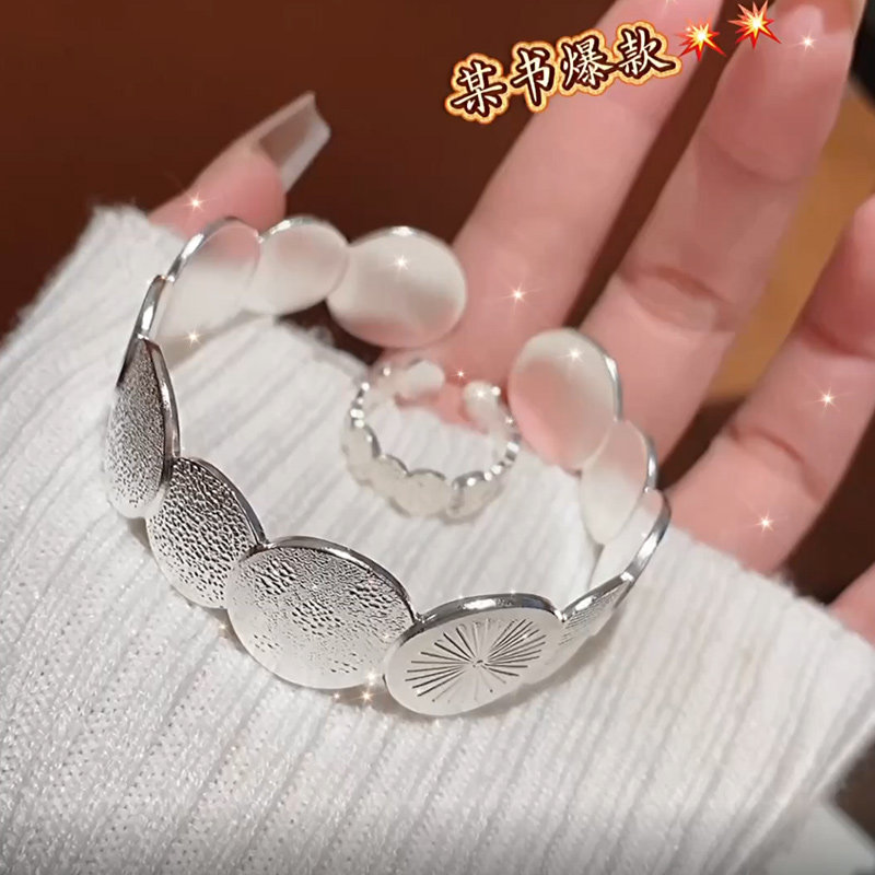 9999 Pure Silver December Women’s Open Ring