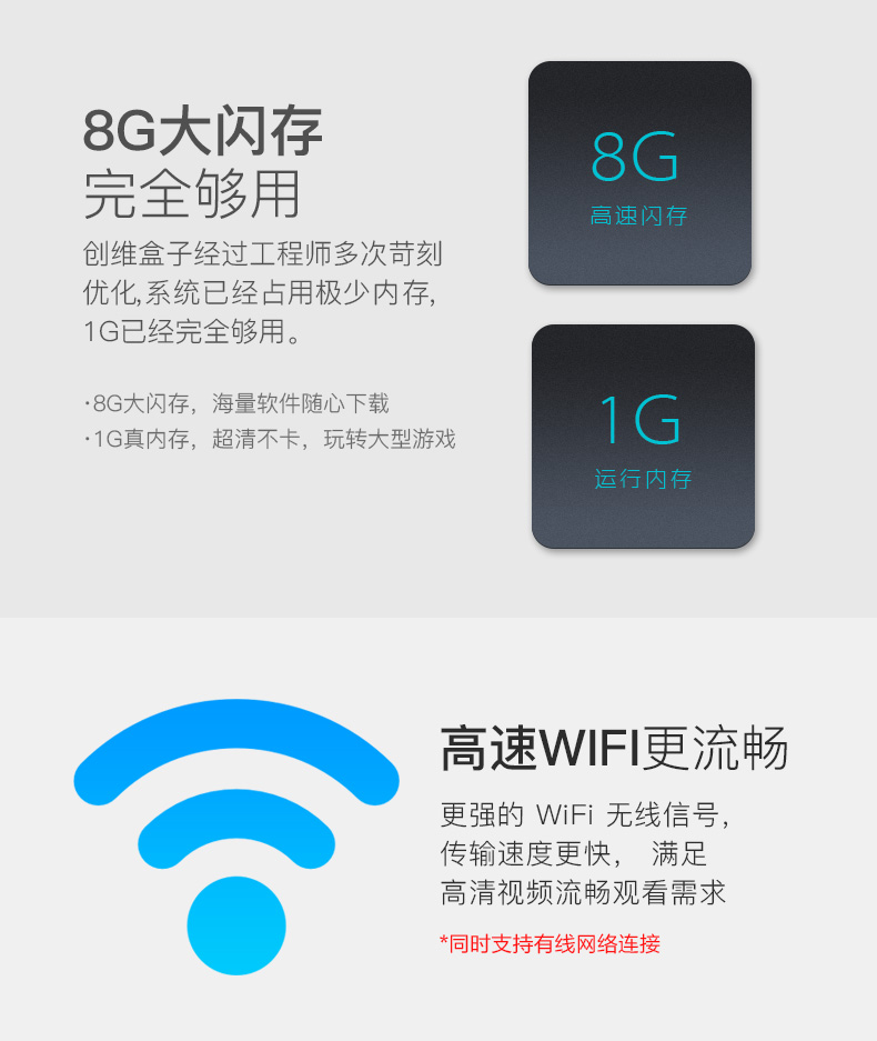 củ phát wifi huawei Skyworth Skyworth T1 Tencent Box Mạng wifi Android Trình phát HD TV set-top box không dây