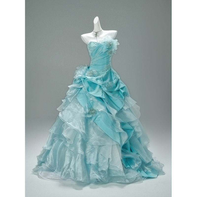 Tube Top Student Birthday Party Evening Dress Coming-Of-Age Ceremony Princess Dress High-End Light Luxury Bride Engagement Wedding Toast Dress