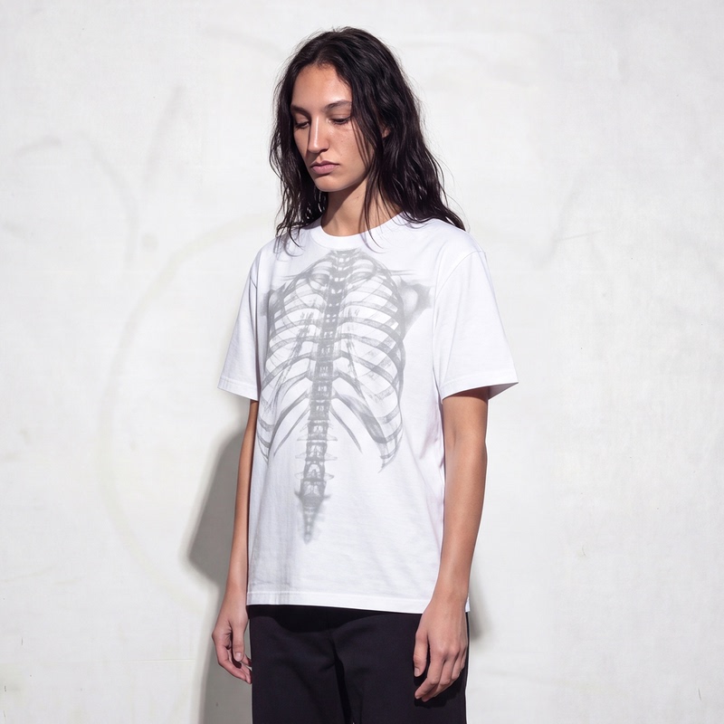 Empty Eyes (Ees) Uv Light-Changing Skull Skeleton Print Short-Sleeve T-Shirt for Men and Women Empty Eyes (Ees) Uv Light-Changing Skull Skeleton Print Short-Sleeve T-Shirt for Men and Women