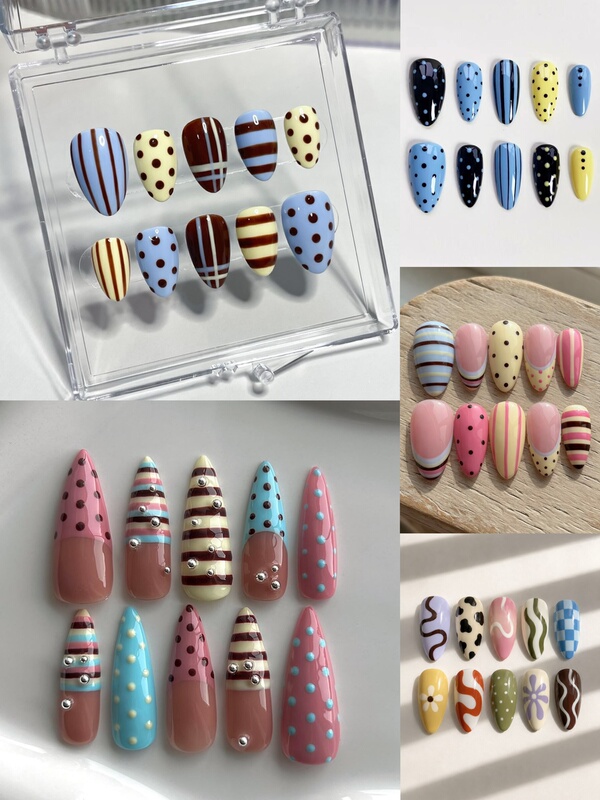 High-Quality Handmade Wearable Nails |   Premium Handmade Press-On Nails