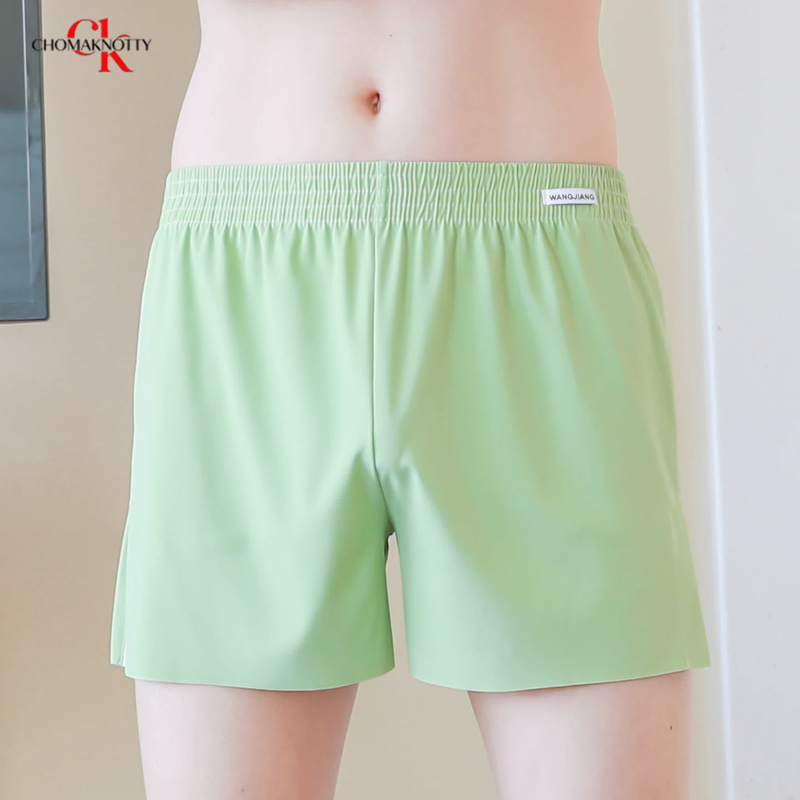 Victoria Ice Silk Boxer Briefs Men's Underwear 2026 New Loose Large Size Four-Corner Briefs Men's Underpants