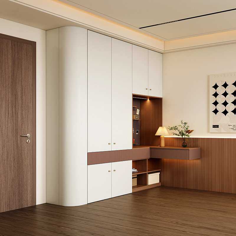Airan Home Furnishings antique style whole house walk-in large wardrobe household bedroom overall cloakroom furniture wardrobe