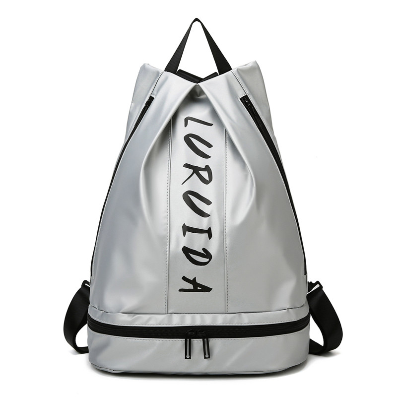 Large-capacity short-distance travel women's lightweight shoulder fitness sports travel bag dry and wet separate swimming luggage storage bag