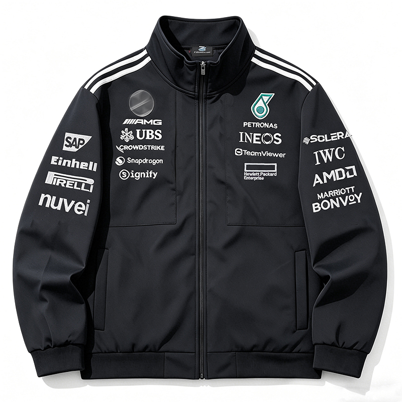 F1 Racing Suit Jacket Embroidered American Motorcycle Riding Jacket Spring Men's and Women's Jacket Retro Casual Windbreaker