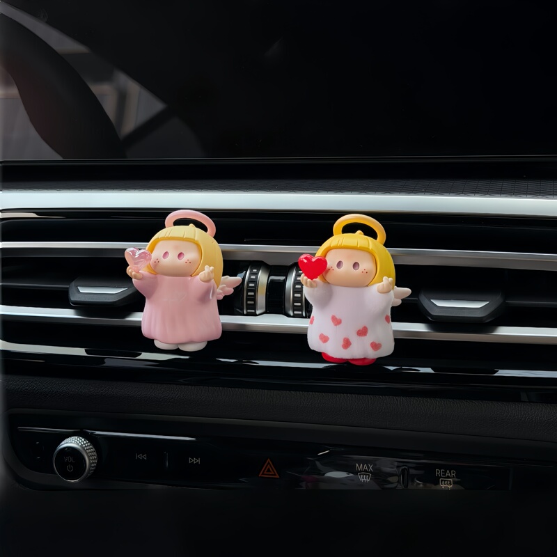 Really Eye-Catching~ Yoyo Sauce Car Decoration Accessories Interior Fragrance Diffuser Air Vent Clip Magnetic Holder