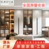 Whole house custom integrated furniture design wardrobe cabinet bookcase storage wine cabinet bedroom living room source factory