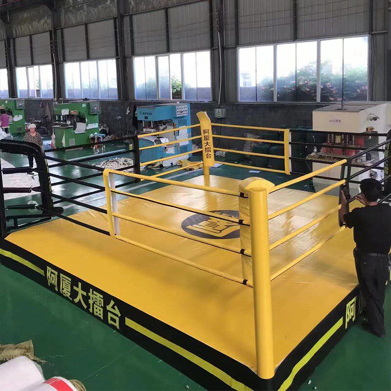 拳击台擂台八角笼格斗笼落地款台式散打MMA搏击T比赛训练拳台擂台