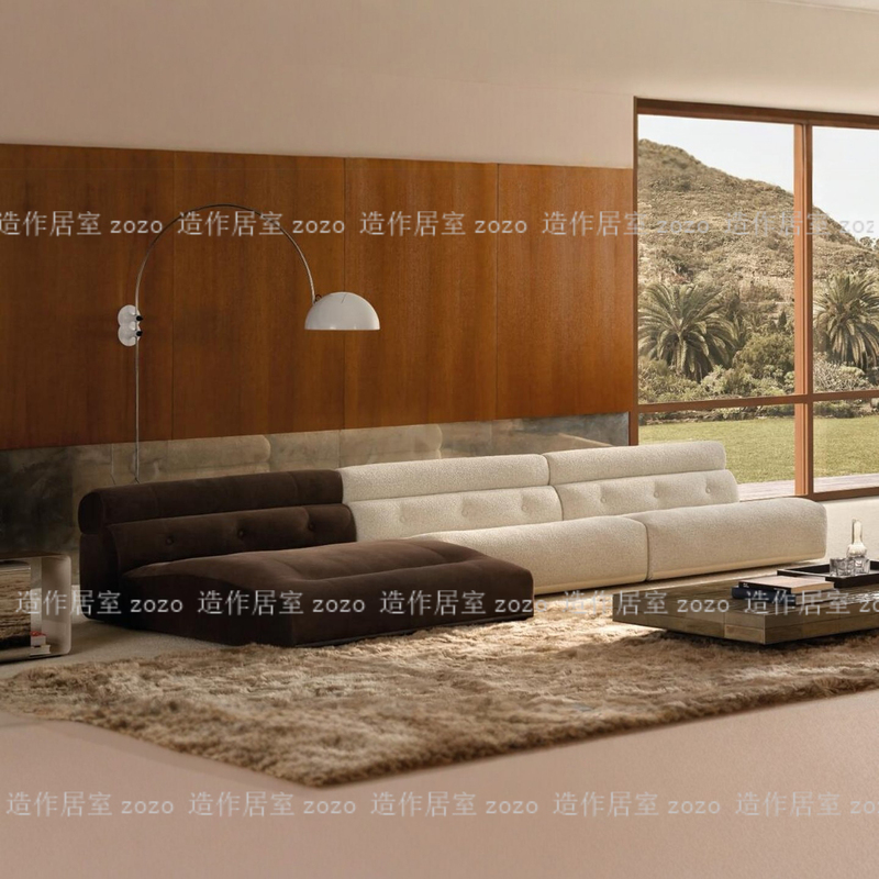 Italian Minimalist Large Flat-Level Coupe Sofa, New Sofa for Villa Living Room, Sports Car Module Straight-Row Combination Sofa Italian Minimalist Large Flat-Level Coupe Sofa, New Sofa for Villa Living Room, Sports Car Module Straight-Row Combination Sofa