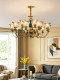 All-Copper American-Style Luxury Living Room Chandelier, European-Style Villa Grand Dining Room and Bedroom Lamp, French Light Luxury High-End Lighting Fixtures