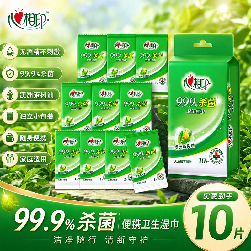 Xinxiangyin Wet Wipes Individually Packaged 999 Sterilizing Wipes Portable Single-Piece Sterilizing Wipes for Students Xinxiangyin Wet Wipes Individually Packaged 999 Sterilizing Wipes Portable Single-Piece Sterilizing Wipes for Students